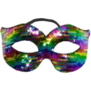Oogmasker Reversible Pailletten Regenboog/zilver -MONNIKENDAM Verkoop wconn 408617