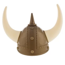 Vikinghelm Goud Met Hoorns