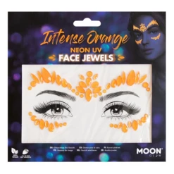 Face And Body Jewels Intense Orange Neon UV
